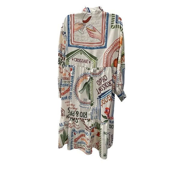 Radiant Farm Rio Wanderlust Dress Off White Oversized Size Small (runs big) - Picture 4 of 8